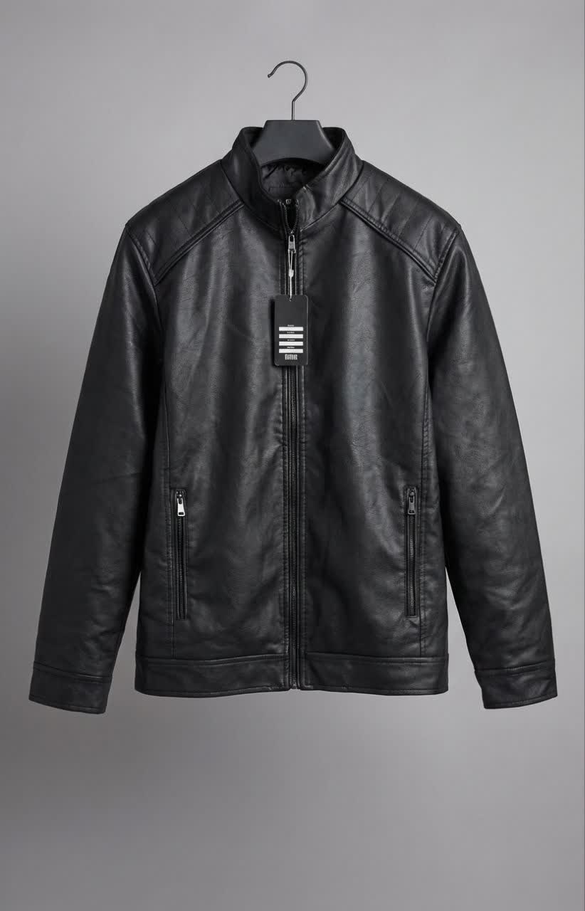 کاپشن مردانه چرم مدل کتی داخل خز