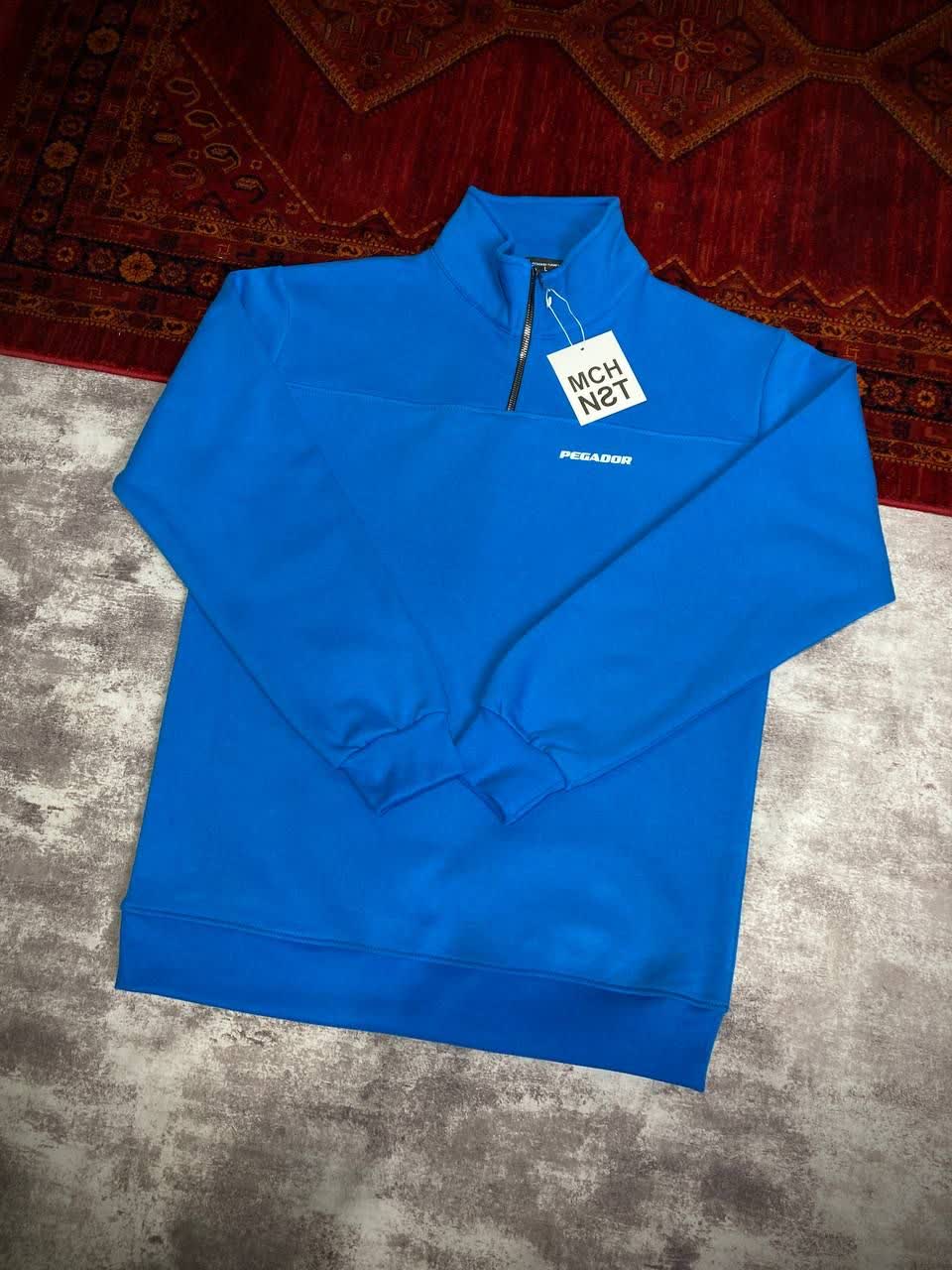 دورس مردانه  PEGADORآستین بلند پنبه 3نخ نیم زیپ