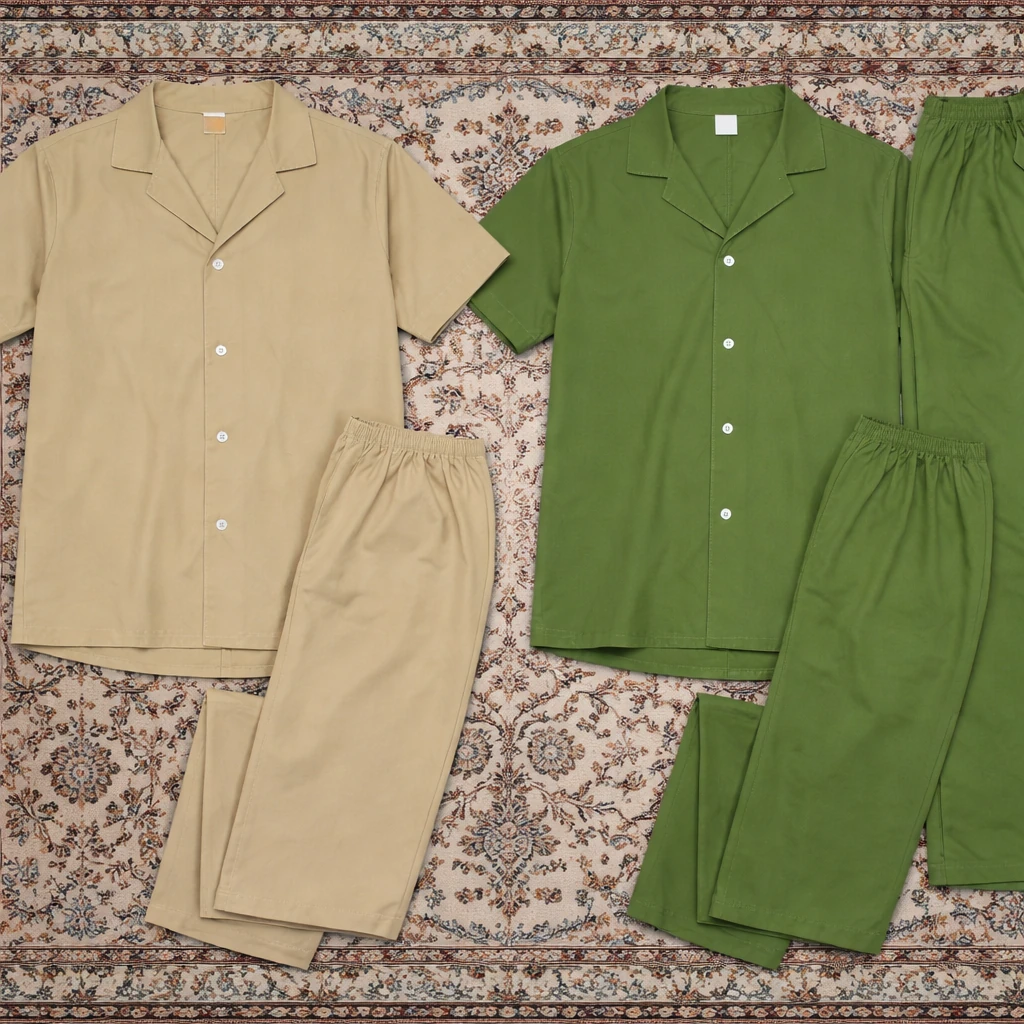 ست پیراهن و شلوار لینن مردانه | استایل تابستانی خنک و شیک