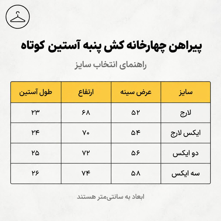 پیراهن کنف کش چهارخانه آستین کوتاه مردانه شیک و خنک