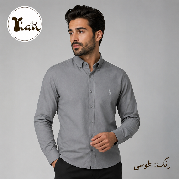 پیراهن مردانه فلورا کش آستین بلند