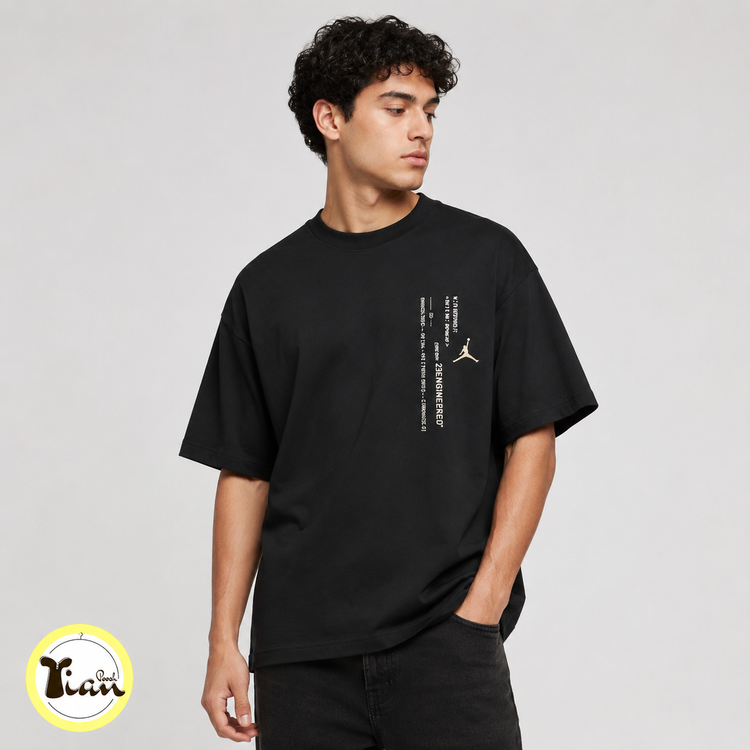 Jordan Black Boxy T‑Shirt