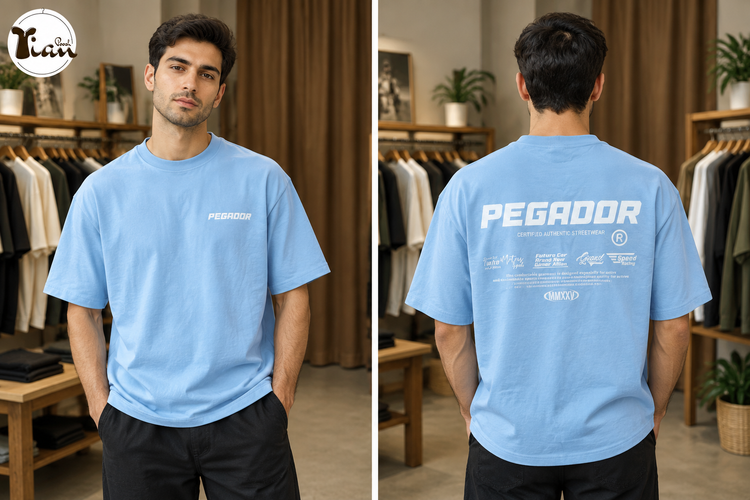 تیشرت ماکان لش باکسی پگادور مدل PGD
